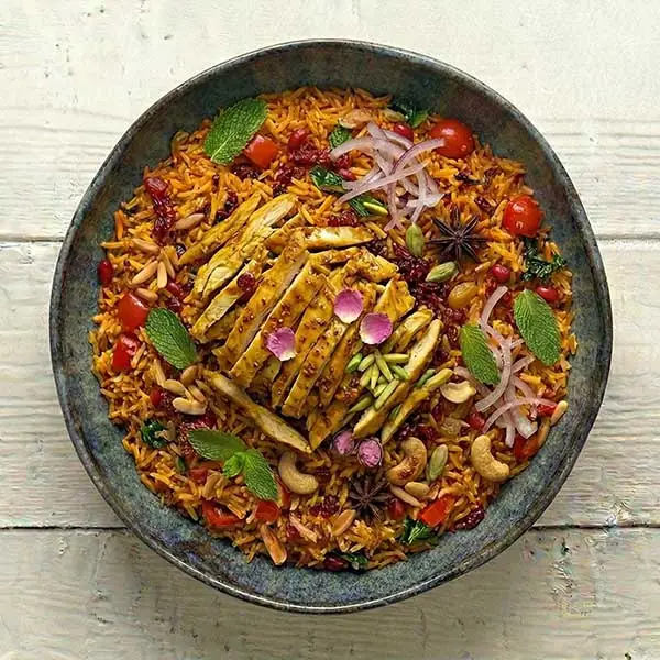 Persian Chicken with Zereshk Rice